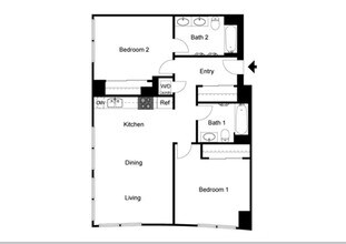 Two Bedroom floor plan